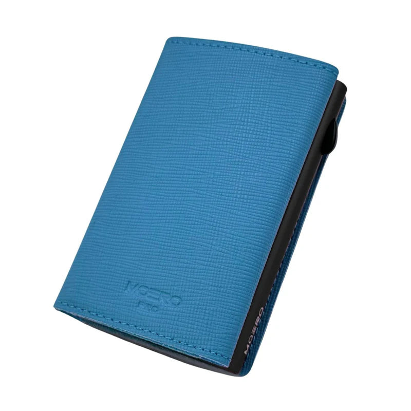 Moero Pro Saffiano Azzurro Zip